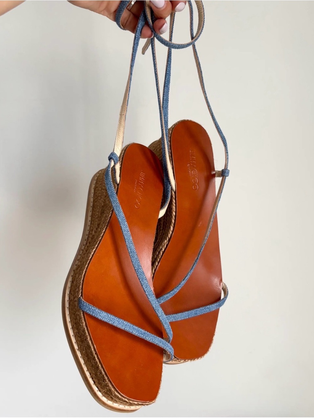 Jimmy Choo Drive 60 Espadrille sandals